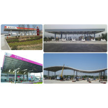 Low Cost Prefabricated Light Guage Steel Toll/Petrol Station Roof